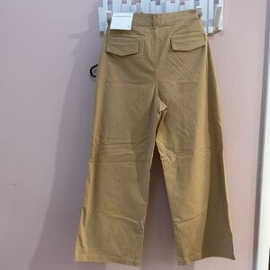 LOFT Tan Wide Leg Pants